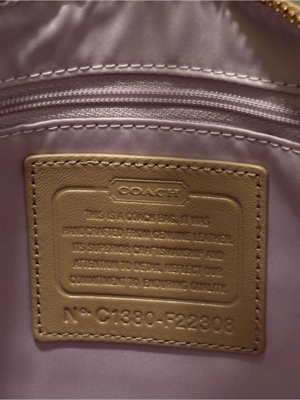 Coach Kristin Leather Crossbody Hobo Bag β Excellent Pre-Owned Conditionβ¦πππππππ - Picture 6 of 10